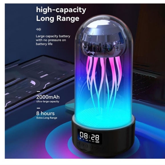 Bluetooth Speaker Mechanical Motion Jellyfish Lights - Picture 8 of 16